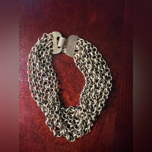 Kalevala Bracelet Birds of Paradise Multi-Strand Golden Bronze Vintage - Picture 2 of 14